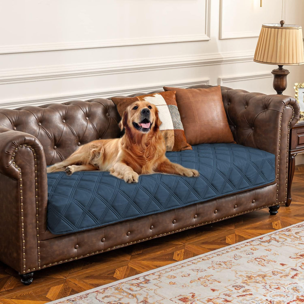 Waterproof Dog Bed Cover and Pet Blanket with Non-Slip Backing for Furniture, Beds, Couches, and Sofas
